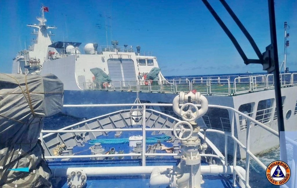 Philippine military condemns Chinese coast guard’s use of water cannon