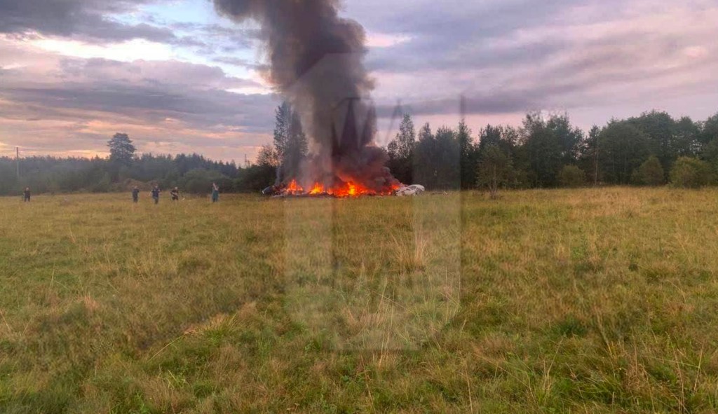 Mercenary chief who mutinied against Putin on crashed plane–officials