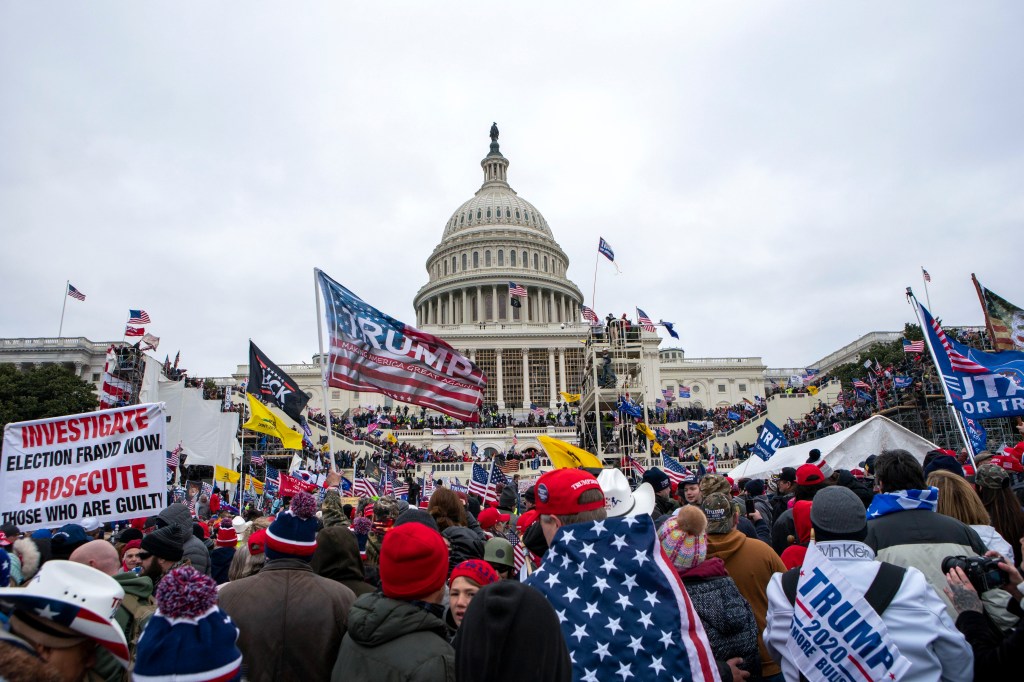 Prosecutors recommend prison time for Marine vet in Capitol riot case