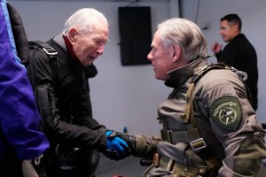 WWII veteran jumps from perfectly good plane alongside Texas governor