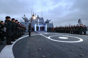 Russian frigate enters service, with plans for hypersonic armaments
