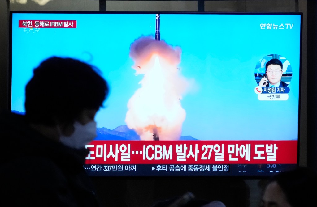 North Korea launches suspected intermediate-range ballistic missile