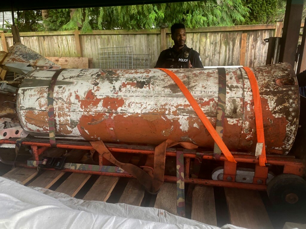 Inert Cold War-era rocket found in garage of Washington state home