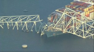 Baltimore’s Key Bridge collapses after being struck by cargo ship