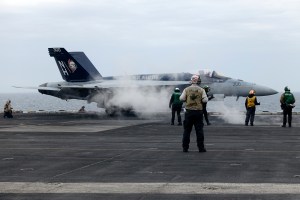 US, Japan, S Korea hold drills in disputed sea as Biden hosts leaders
