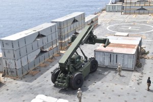 US Army vessels supporting Gaza aid break free, beach on Israeli coast