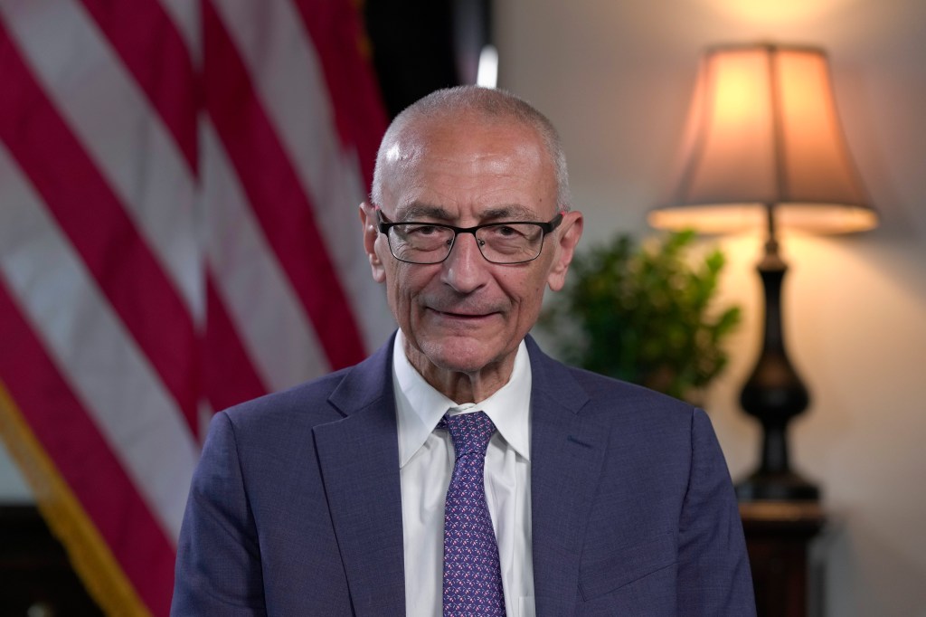 From EVs to deciding dinner menu, Podesta faces climate challenges