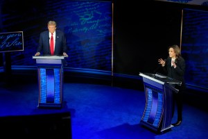Harris, Trump trade barbs over Afghanistan and Ukraine during debate