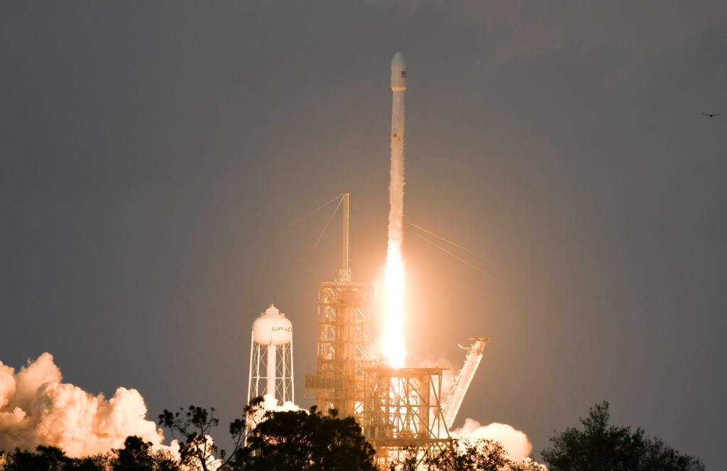 SpaceX launches communications satellite, lands booster