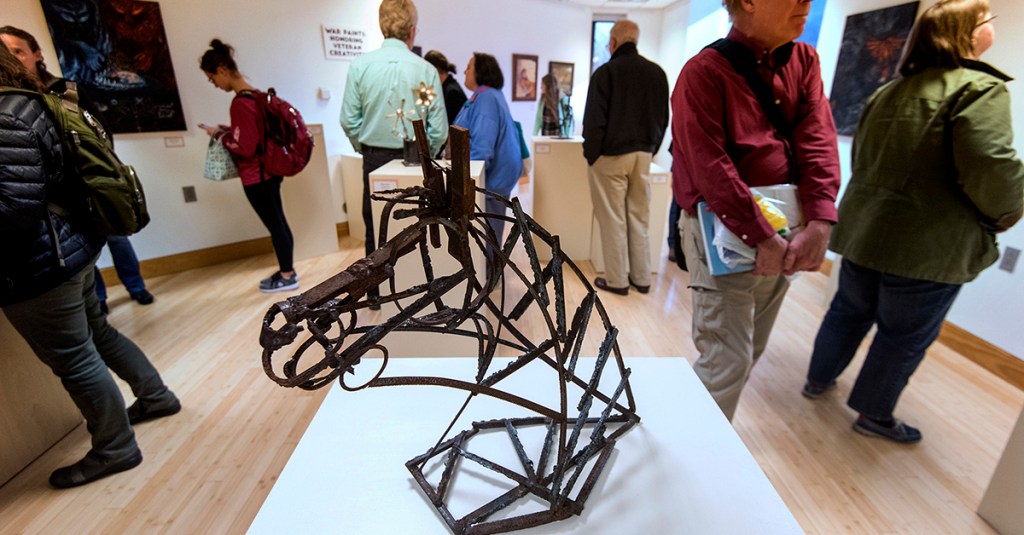 Exhibits gives insight into world of veterans through art