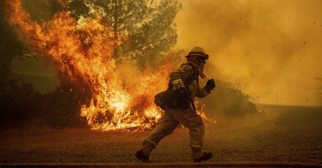 These soldiers are deploying to help fight the wildfires ravaging the West Coast