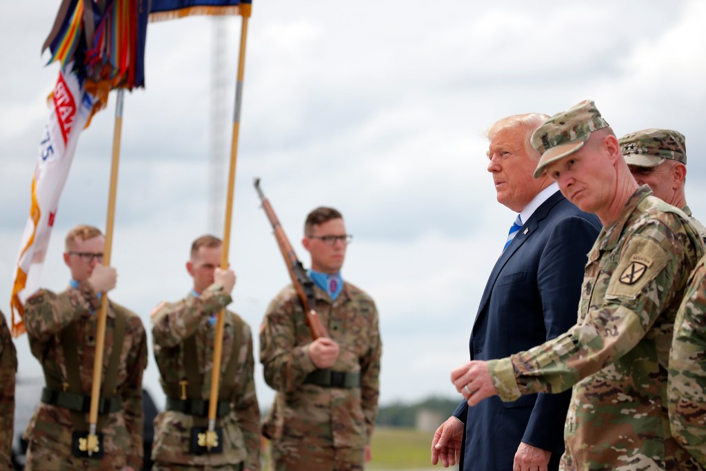 Space Force and midterms share stage as Trump signs Pentagon policy bill