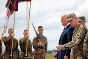 Space Force and midterms share stage as Trump signs Pentagon policy bill