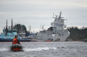 Norwegian warship collides with oil tanker following NATO exercise