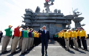 White House changes mind, will refuel aircraft carrier Harry Truman
