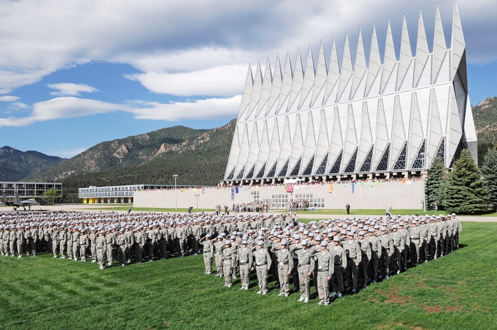 Racial slurs written on dorm room boards of black Air Force Academy cadet candidates