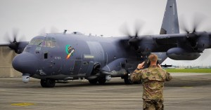 AC-130J Ghostrider flies close-air support at Exercise Balikatan, a first