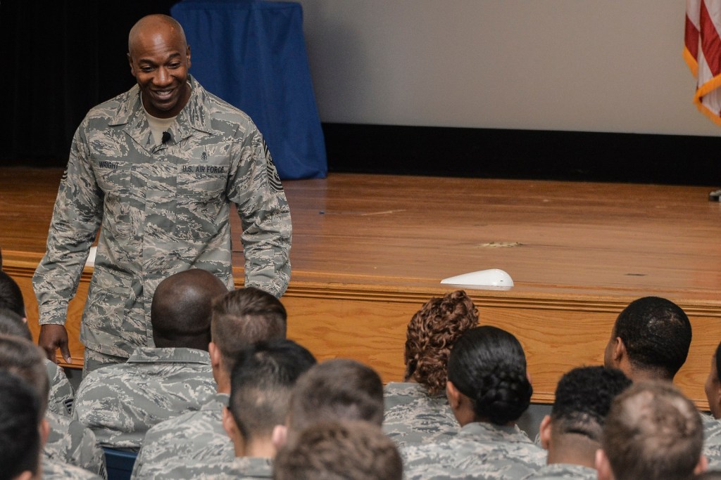 Air Force’s top enlisted looks for solutions to the frustration and stress many airmen feel