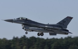 Air Force F-16 squadron trains with partners in Poland