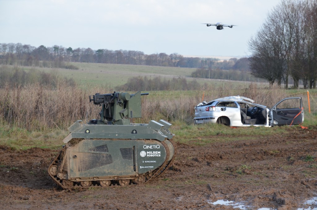 Why the British army tested robots in muddy fields