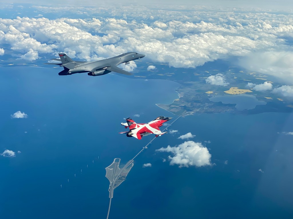 Ellsworth B-1s fly to Baltics, train with Danish fighters