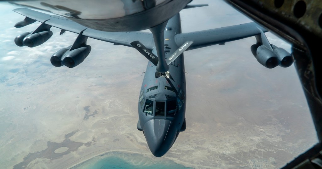 Air Force B-52s fly from Minot to Persian Gulf in round-trip mission to caution Iran