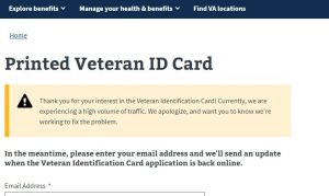New VA ID applications halted amid system problems