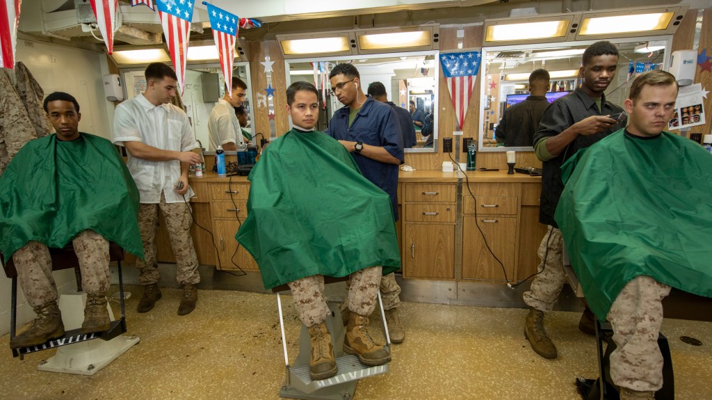 Better have a fresh haircut Marines, the barbershops across the Corps are still running