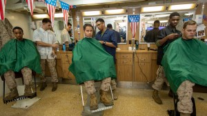 Better have a fresh haircut Marines, the barbershops across the Corps are still running