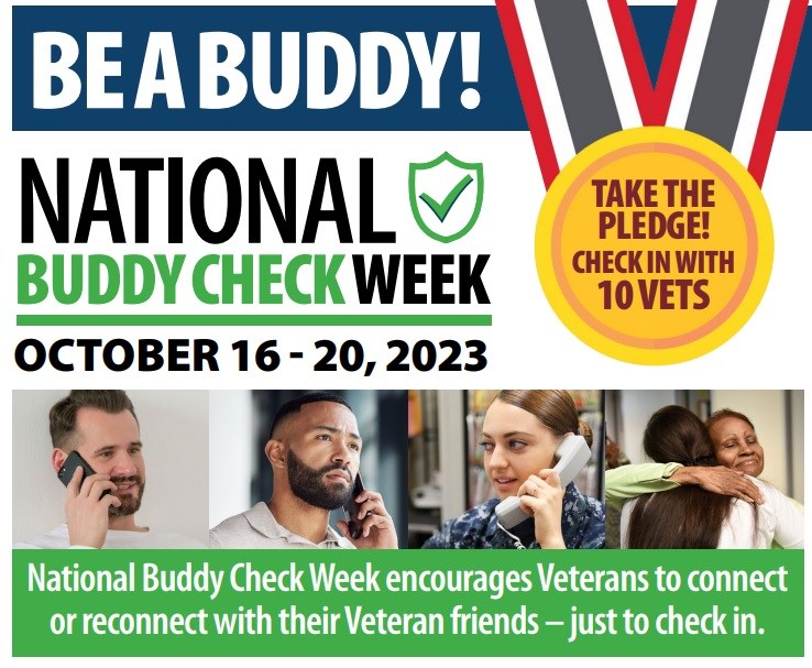 Buddy Check Week to stem veteran suicides starts today