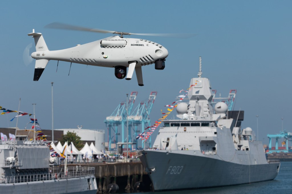 Belgian Navy tests Austrian copter drone for at-sea surveillance