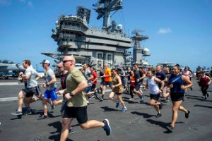 Dodging COVID-19, Navy ships break record for staying at sea