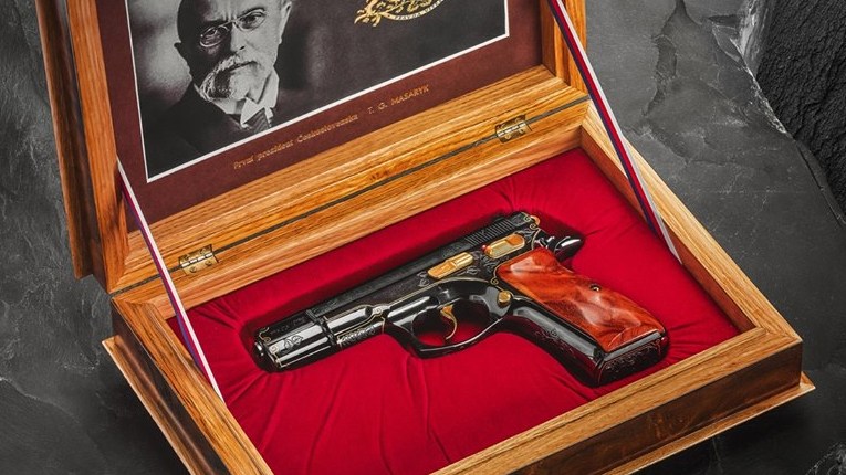 The Czech prime minister just gifted Donald Trump this wicked CZ blaster