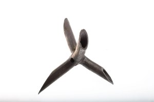 A drone dumped a spiky ground trap