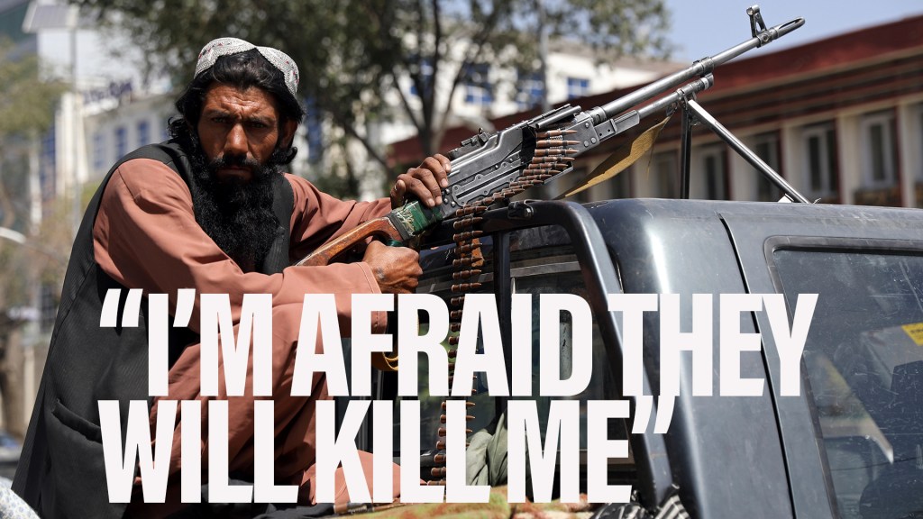 ‘I’m not sure that I can get out…’ – trapped Afghan interpreter speaks from Kabul
