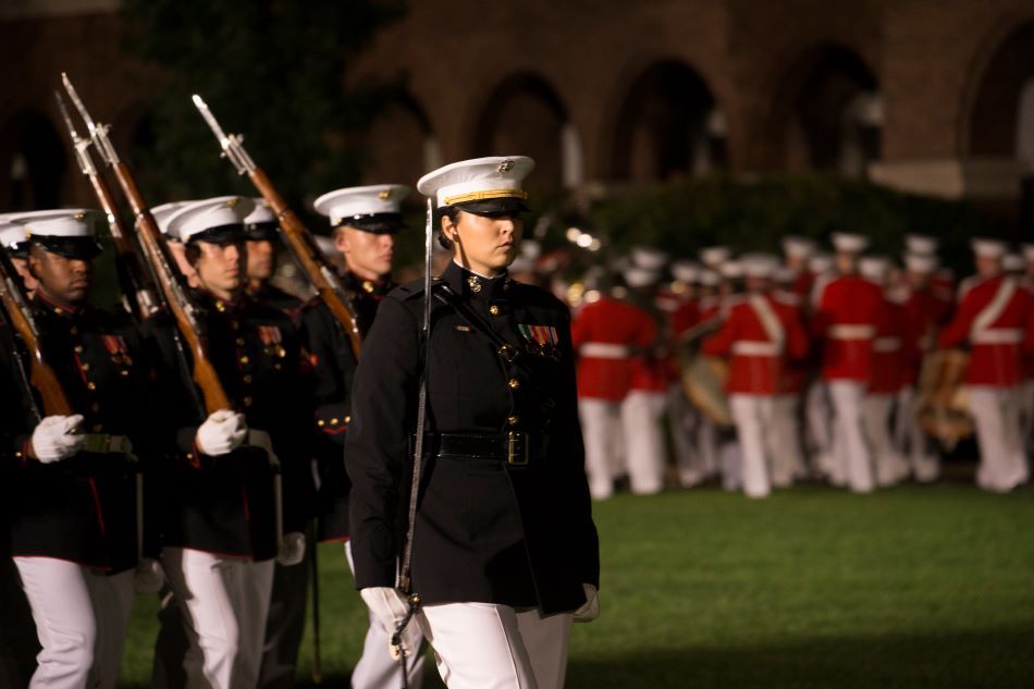 New in 2023: A woman-led Marine Corps Silent Drill Platoon