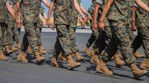 Marine drill instructor accused of peeping on recruit in porta-potty