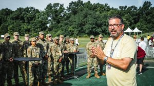 Navy veteran scores dream job in outreach role with Commanders