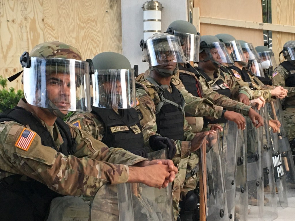 Guard troops in DC say they want to ‘give people the opportunity to express their First Amendment rights’
