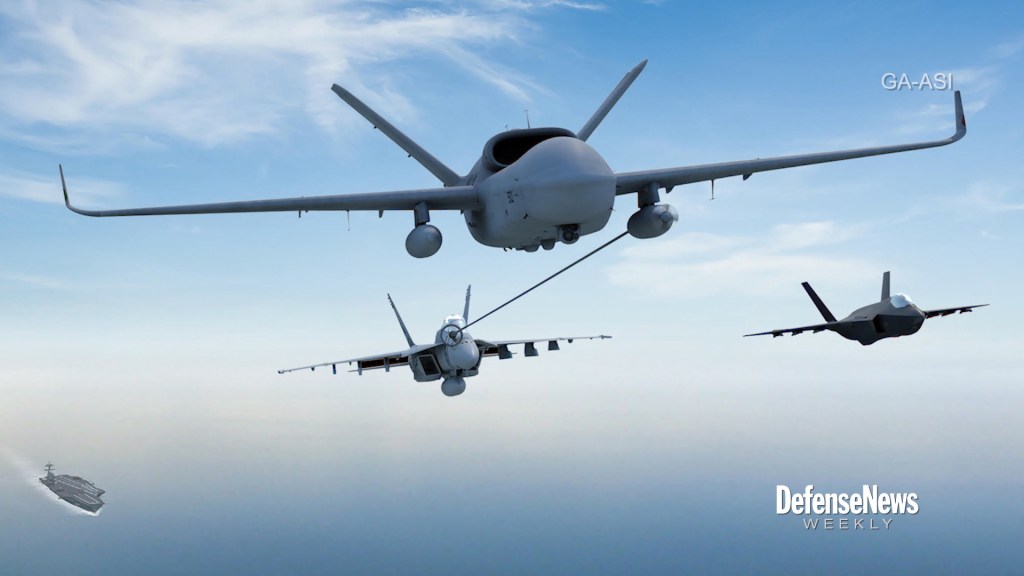 Meet 2 possibilities to be the Navy’s new unmanned carrier tanker aircraft
