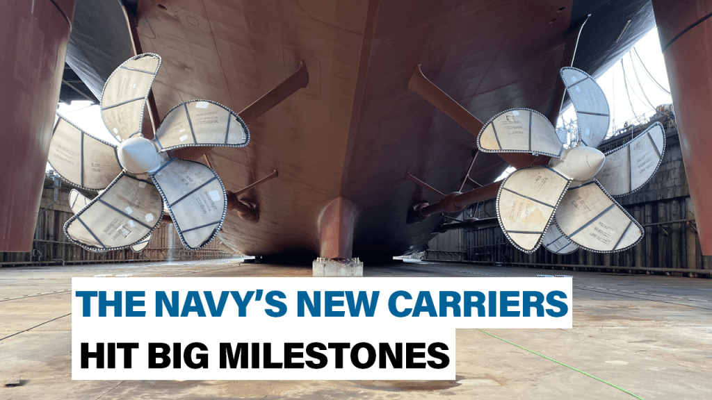 The Navy’s new carriers hit big milestones | Defense News Weekly, Nov. 1, 2019