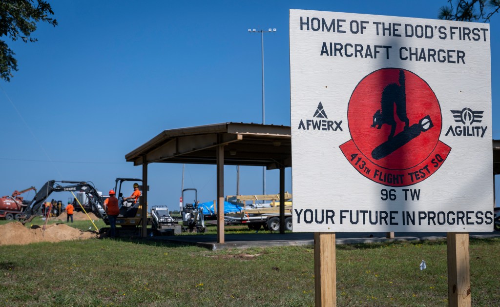 Duke Field to get military’s first electric aircraft charging station