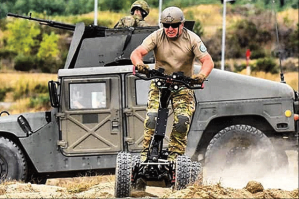 Soldiers now testing robot snakes, electric combat scooters and thermal-masking blankets