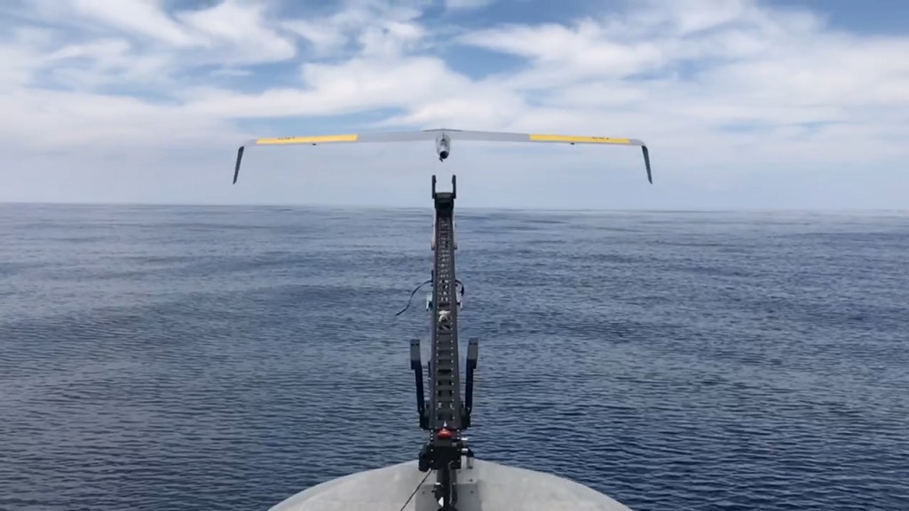 Elbit combines UAV with unmanned naval vessel
