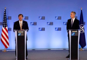 Esper seeks to reassure NATO over US troop plans