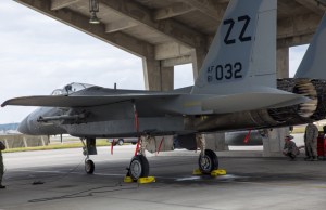 Air Force pilot in serious condition after F-15 crash; training sorties halted