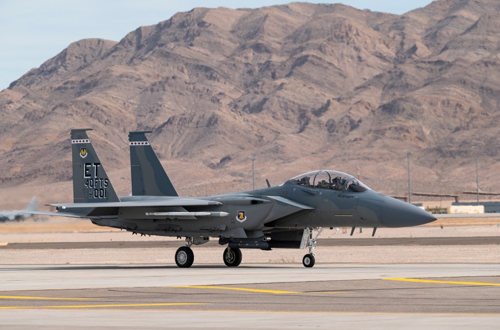 Air Force holds week of F-15EX tests at Nellis