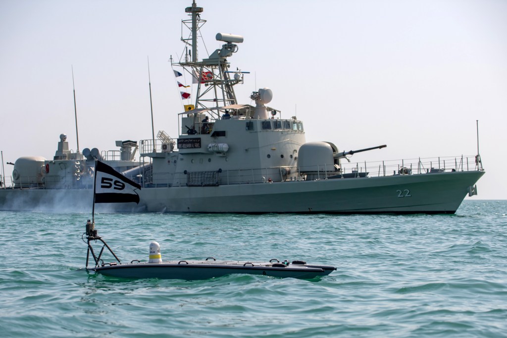 In a first, NAVCENT integrated unmanned surface vessels with manned assets