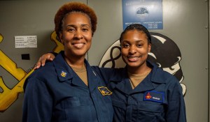 How this mother, daughter got to serve aboard the Ford together