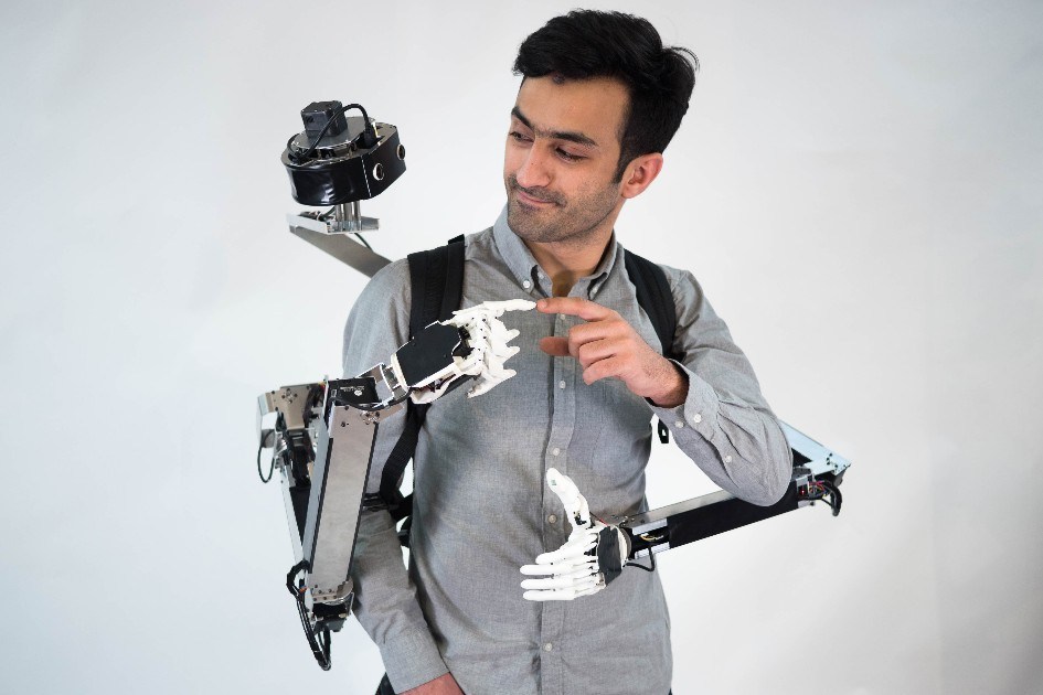 Can a Japanese backpack robot be a surgical technician on the battlefield?